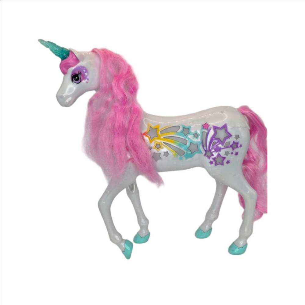 Barbie Dreamtopia Brush ’n Sparkle Unicorn | Interactive Light-Up Toy